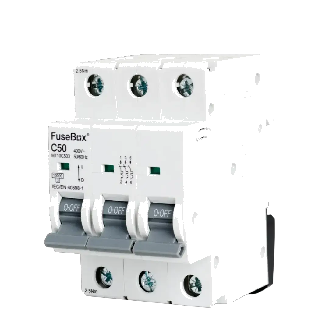Fusebox 50A C CURVE MCB 10kA 3P - Electrical Fusebox 50A C CURVE MCB 10kA 3P Electrical