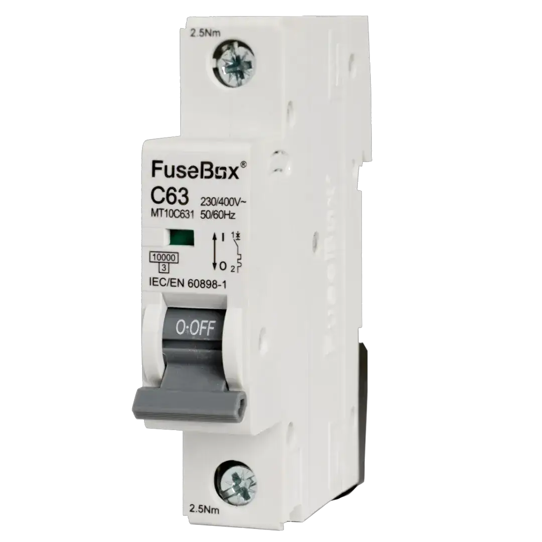 Fusebox 63A C CURVE MCB 10kA 1P - Electrical Fusebox 63A C CURVE MCB 10kA 1P Electrical