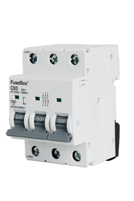 Fusebox 63A C CURVE MCB 10kA 3P - Electrical Fusebox 63A C CURVE MCB 10kA 3P Electrical