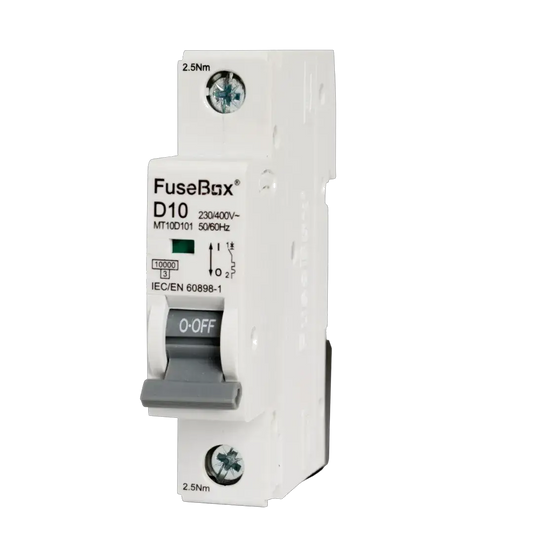 Fusebox 10A D CURVE MCB 10kA 1P - Electrical Fusebox 10A D CURVE MCB 10kA 1P Electrical