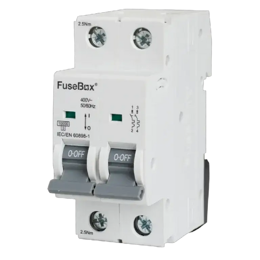 Fusebox 25A D CURVE MCB 10kA 2P - Electrical Fusebox 25A D CURVE MCB 10kA 2P Electrical