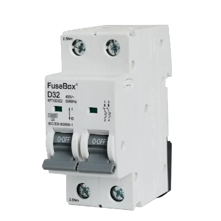 Fusebox 32A D CURVE MCB 10kA 2P - Electrical Fusebox 32A D CURVE MCB 10kA 2P Electrical