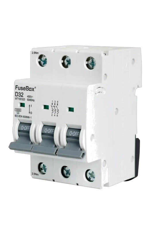 Fusebox 32A D CURVE MCB 10kA 3P - Electrical Fusebox 32A D CURVE MCB 10kA 3P Electrical