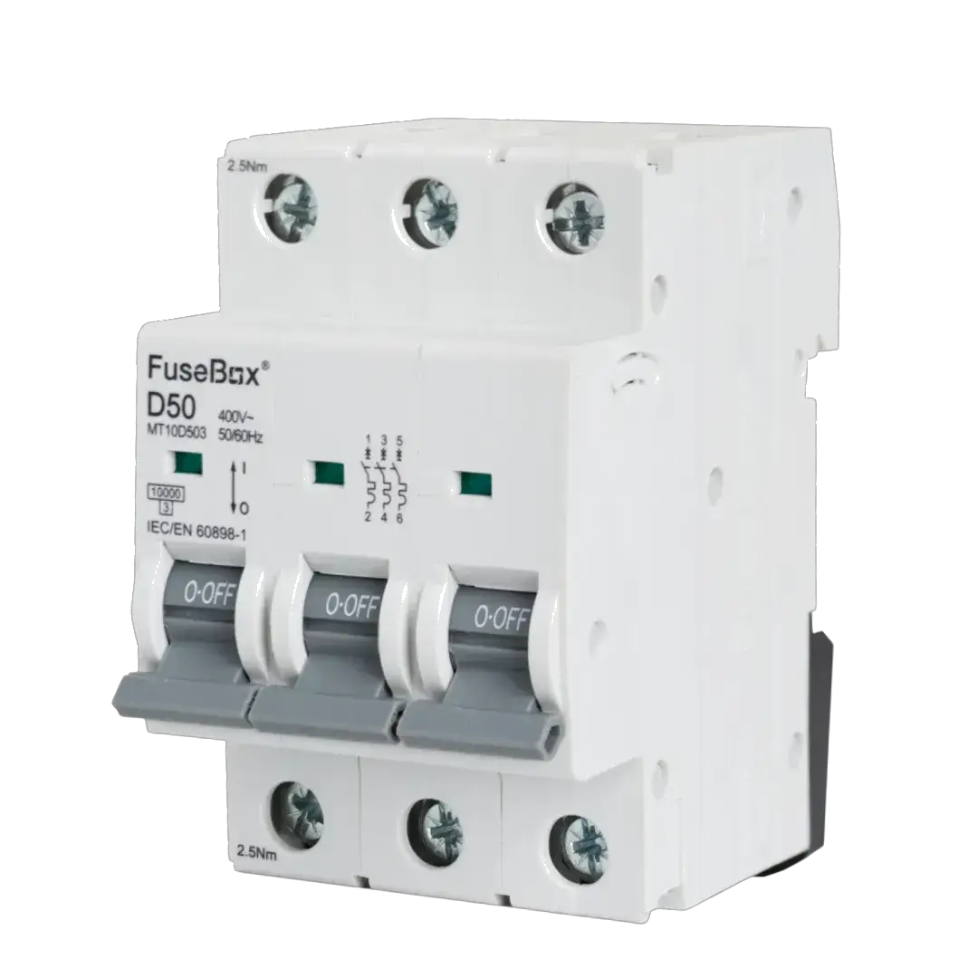 Fusebox 50A D CURVE MCB 10kA 3P - Electrical Fusebox 50A D CURVE MCB 10kA 3P Electrical