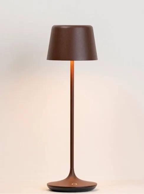 Franklite Nomad Portable Table Lamp In Rust H360mm - Exterior Lights Franklite Nomad Portable Table Lamp In Rust H360mm Exterior Lights