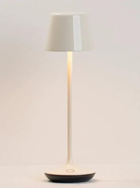 Franklite Nomad Portable Table Lamp In Cream Ceramic H250mm - Exterior Lights Franklite Nomad Portable Table Lamp In Cream Ceramic H250mm Exterior Lights