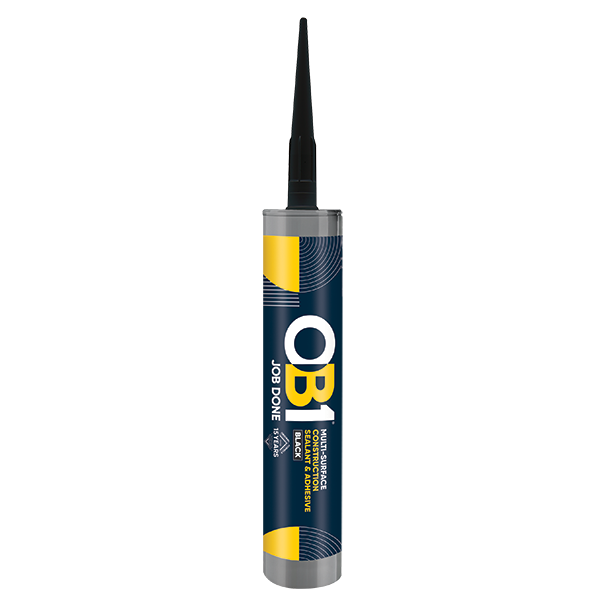 UNCRIMP OB1 MULTI-SURFACE CONSTRUCTION SEALANT & ADHESIVE BLACK 290ML - OB1 UNCRIMP OB1 MULTI-SURFACE CONSTRUCTION SEALANT & ADHESIVE BLACK 290ML OB1