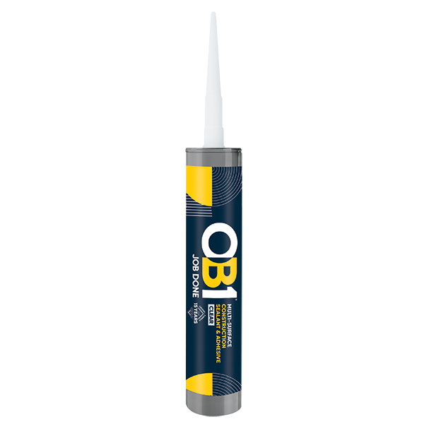 UNCRIMP OB1 MULTI-SURFACE CONSTRUCTION SEALANT & ADHESIVE CLEAR 290ML - OB1 UNCRIMP OB1 MULTI-SURFACE CONSTRUCTION SEALANT & ADHESIVE CLEAR 290ML OB1