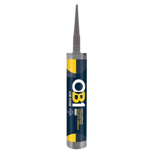 UNCRIMP OB1 MULTI-SURFACE CONSTRUCTION SEALANT & ADHESIVE GREY 290ML - OB1 UNCRIMP OB1 MULTI-SURFACE CONSTRUCTION SEALANT & ADHESIVE GREY 290ML OB1