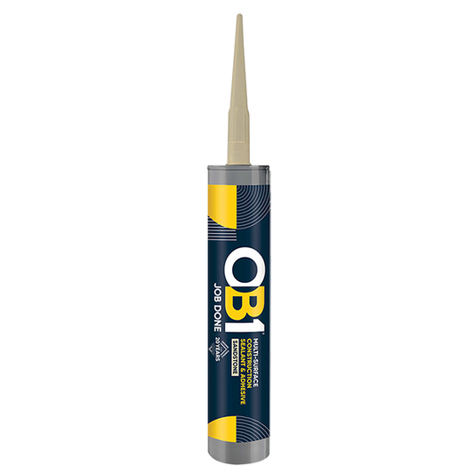 UNCRIMP OB1 MULTI-SURFACE CONSTRUCTION SEALANT & ADHESIVE SANDSTONE 290ML - OB1 UNCRIMP OB1 MULTI-SURFACE CONSTRUCTION SEALANT & ADHESIVE SANDSTONE 290ML OB1
