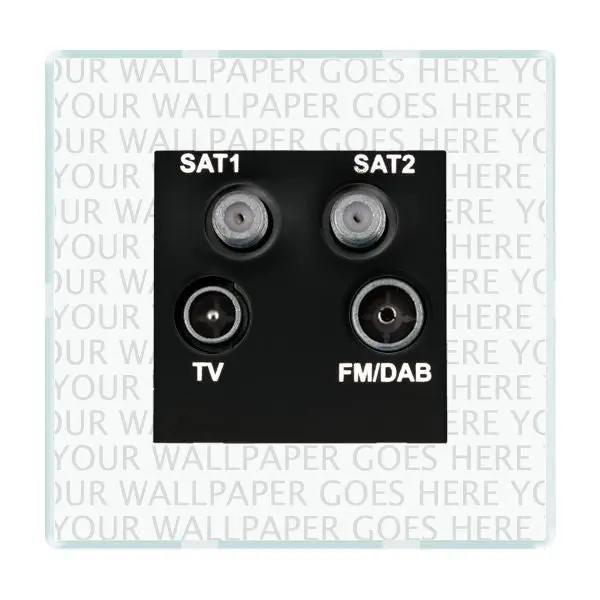 Percept Non-Isolated TV+FM+2XSAT BL