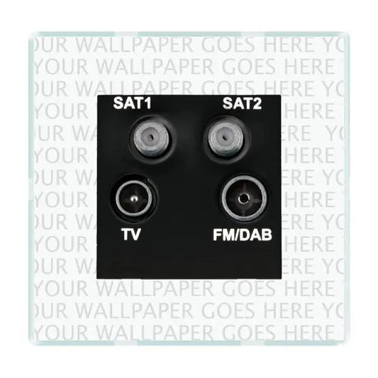 Percept Non-Isolated TV+FM+2XSAT BL