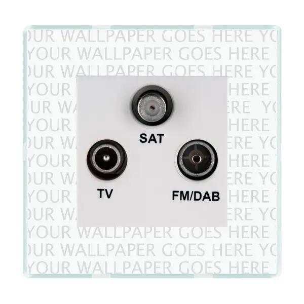 Percept Non-Iso DAB TV+FM+SAT WH