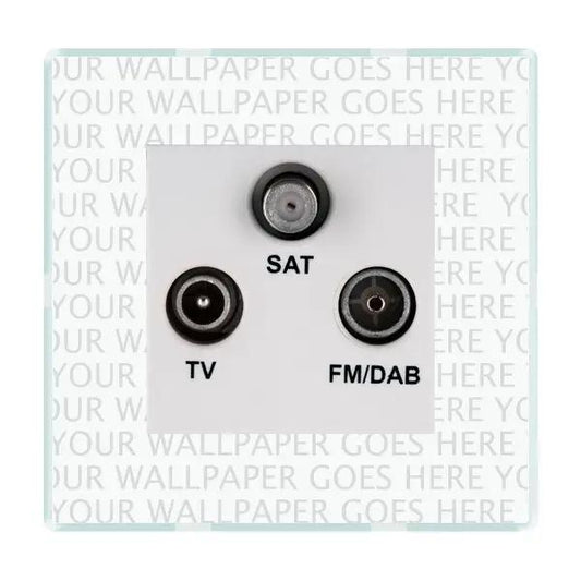 Percept Non-Iso DAB TV+FM+SAT WH