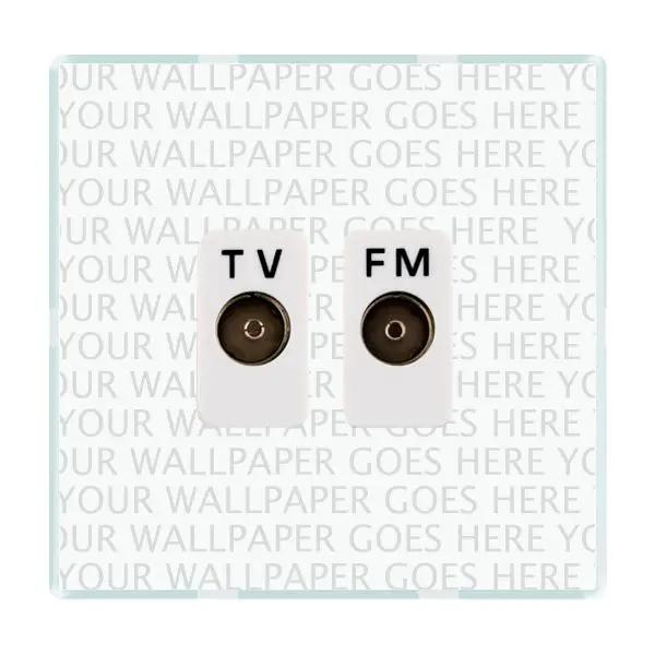 Percept Isolat TV/FM Diplex 1in/2out WH