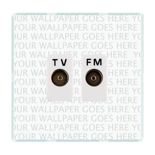 Percept Isolat TV/FM Diplex 1in/2out WH