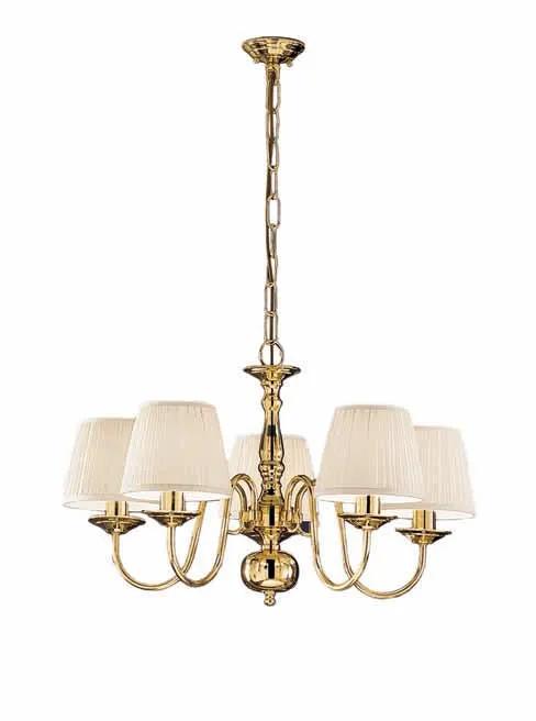 Franklite Delft 5 Light Fitting - Chandeliers Multi Arm Lights Chandeliers Franklite Delft 5 Light Fitting Multi Arm Lights