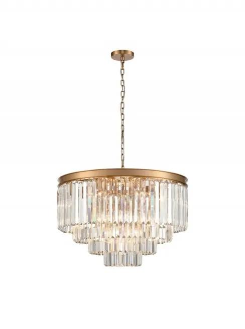 Franklite Perdita 20lt Crystal Pendant - Suspended Lights Franklite Perdita 20lt Crystal Pendant Suspended Lights