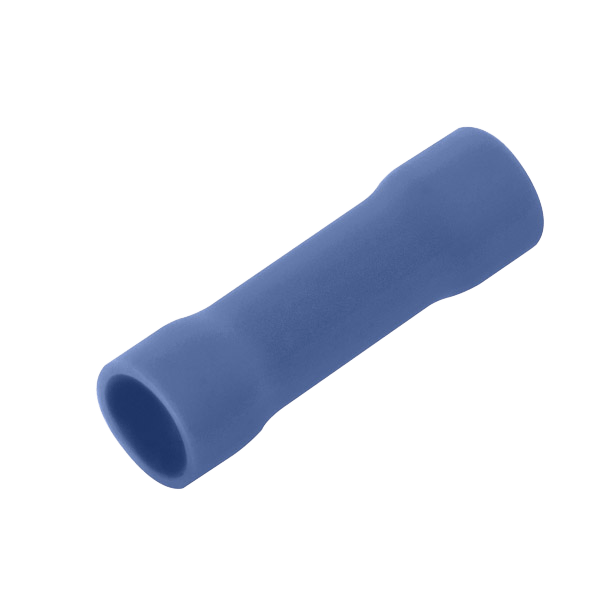 UNCRIMP BLUE BUTT CONNECTOR TERMINAL (PK100) - Blue UNCRIMP BLUE BUTT CONNECTOR TERMINAL (PK100) Blue