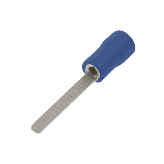 UNCRIMP BLUE BLADE TERMINAL 18MM (PK100) - Blue UNCRIMP BLUE BLADE TERMINAL 18MM (PK100) Blue
