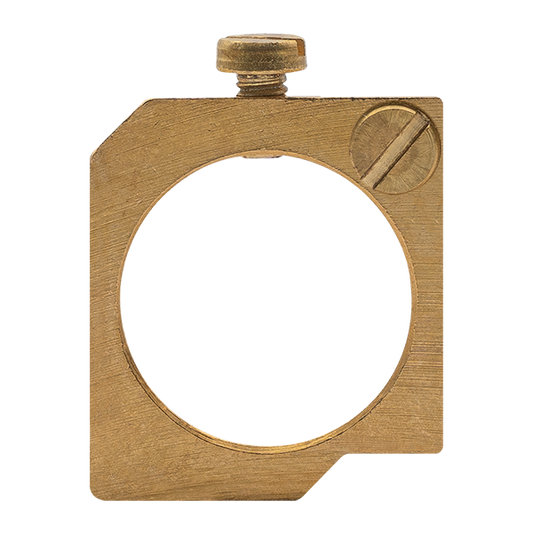 UNCRIMP Single Brass Earthing Plate Dia: 20mm (Pack of 2) - UNCRIMP Single Brass Earthing Plate Dia: 20mm (Pack of 2)