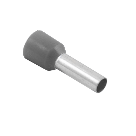 UNCRIMP Bootlace Ferrule 2.5mmý Gry French PK100 - Bootlace Ferrules UNCRIMP Bootlace Ferrule 2.5mmý Gry French PK100 Bootlace Ferrules