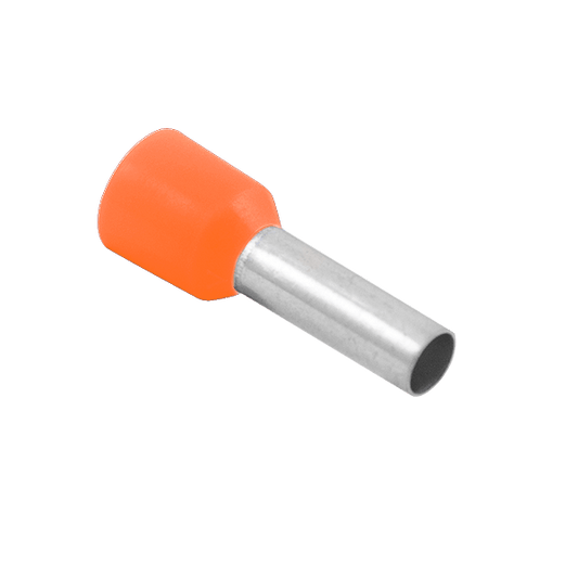 UNCRIMP Bootlace Ferrule 4mmý Orange FrenchPK100 - Bootlace Ferrules UNCRIMP Bootlace Ferrule 4mmý Orange FrenchPK100 Bootlace Ferrules