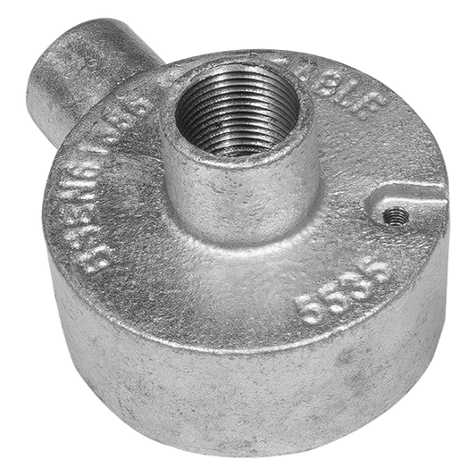UNCRIMP 20MM 1W GALV BACK OUTLET TERMINAL (PK10) - Back Outlets UNCRIMP 20MM 1W GALV BACK OUTLET TERMINAL (PK10) Back Outlets