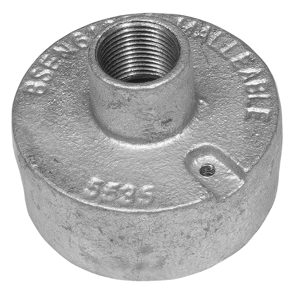 UNCRIMP 20MM GALV BACK OUTLET (PK10) - Back Outlets UNCRIMP 20MM GALV BACK OUTLET (PK10) Back Outlets