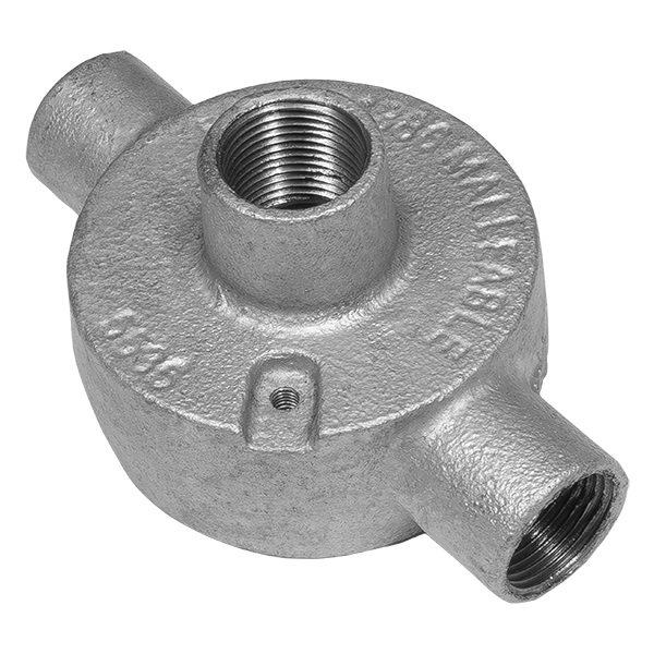 UNCRIMP 20MM 2W GALV THROUGH BACK OUTLET (PK10) - Back Outlets UNCRIMP 20MM 2W GALV THROUGH BACK OUTLET (PK10) Back Outlets