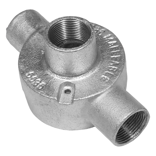 UNCRIMP 25MM 2W GALV THROUGH BACK OUTLET (PK10) - Back Outlets UNCRIMP 25MM 2W GALV THROUGH BACK OUTLET (PK10) Back Outlets