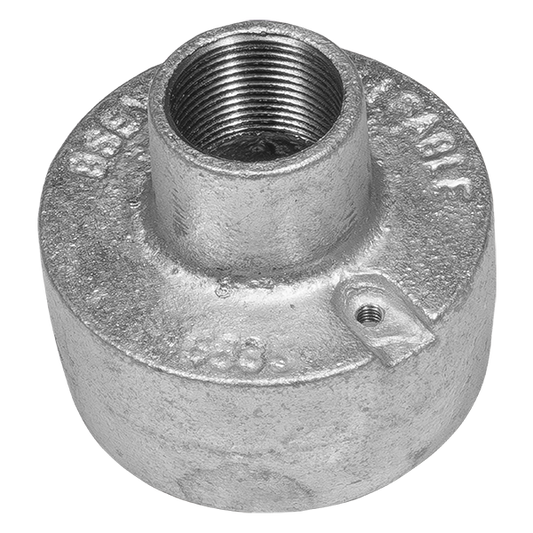 UNCRIMP 25MM GALV BACK OUTLET (PK10) - Back Outlets UNCRIMP 25MM GALV BACK OUTLET (PK10) Back Outlets