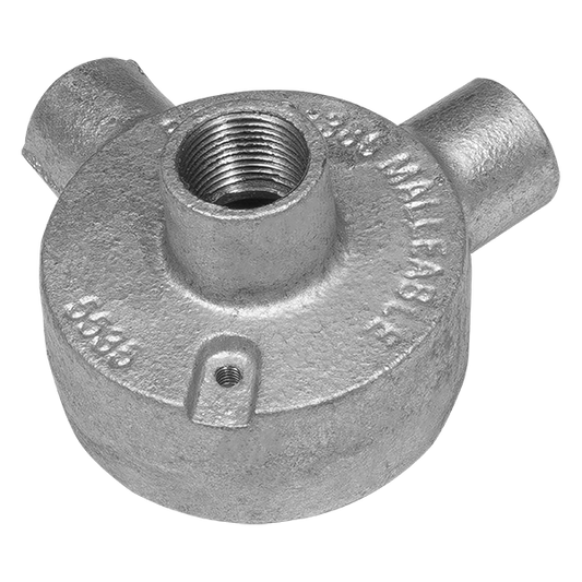 UNCRIMP 20MM 2W GALV ANGLE BACK OUTLET (PK10) - Back Outlets UNCRIMP 20MM 2W GALV ANGLE BACK OUTLET (PK10) Back Outlets