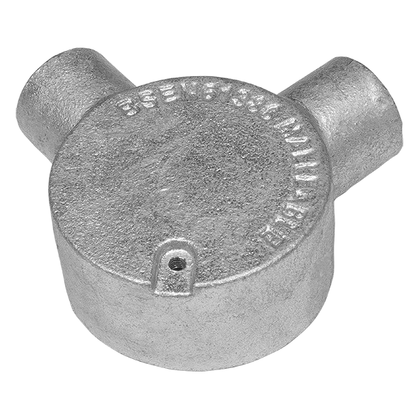 UNCRIMP 25MM 2 WAY ANGLE GALV CONDUIT BOXES PK10 - Boxes UNCRIMP 25MM 2 WAY ANGLE GALV CONDUIT BOXES PK10 Boxes