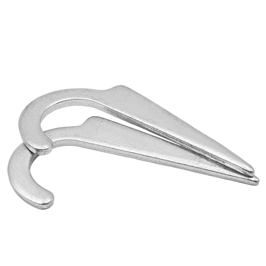 UNCRIMP 20MM BZP FLAT CRAMPETS (PK100) - Crampets UNCRIMP 20MM BZP FLAT CRAMPETS (PK100) Crampets