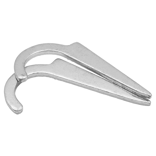 UNCRIMP 25MM BZP FLAT CRAMPETS (PK100) - Crampets UNCRIMP 25MM BZP FLAT CRAMPETS (PK100) Crampets