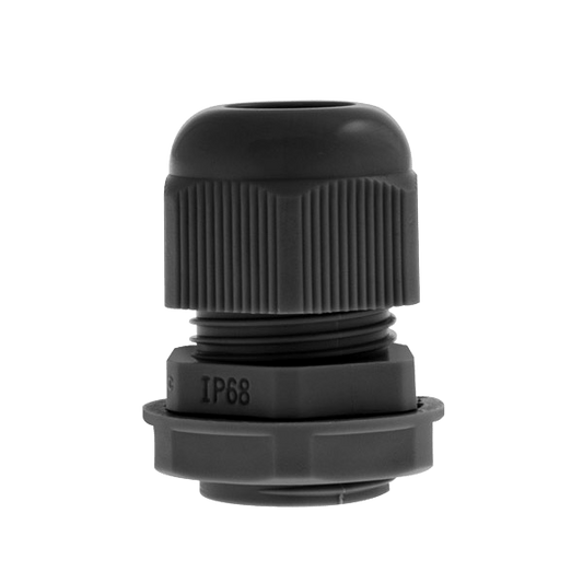 UNCRIMP 12MM GLAND NYLON BLACK (PK10) - Black UNCRIMP 12MM GLAND NYLON BLACK (PK10) Black