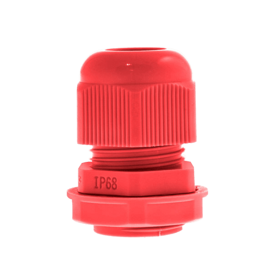 UNCRIMP 32MM GLAND NYLON RED (PK10) - Red UNCRIMP 32MM GLAND NYLON RED (PK10) Red