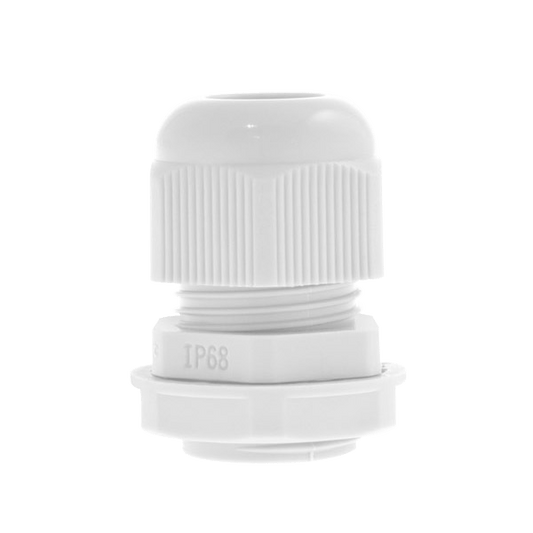 UNCRIMP 32MM GLAND NYLON WHITE (PK10) - White UNCRIMP 32MM GLAND NYLON WHITE (PK10) White