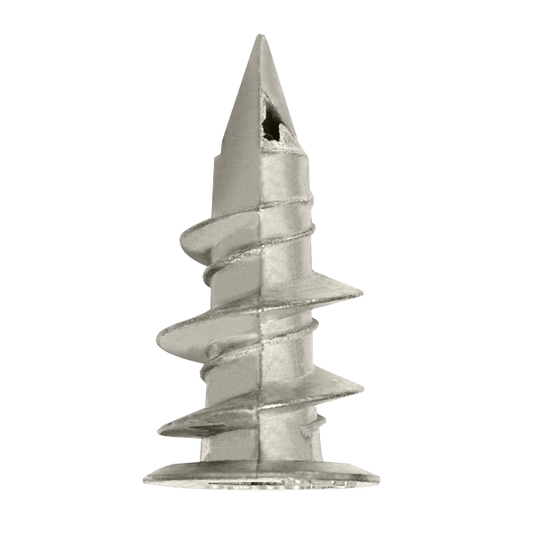 UNCRIMP METAL SELF DRIVE PLASTERBOARD PLUGS WITH 8 X 35MM POZI PANHEAD SCREWS (PK100) - Plaster Board UNCRIMP METAL SELF DRIVE PLASTERBOARD PLUGS WITH 8 X 35MM POZI PANHEAD SCREWS (PK100) Plaster Board