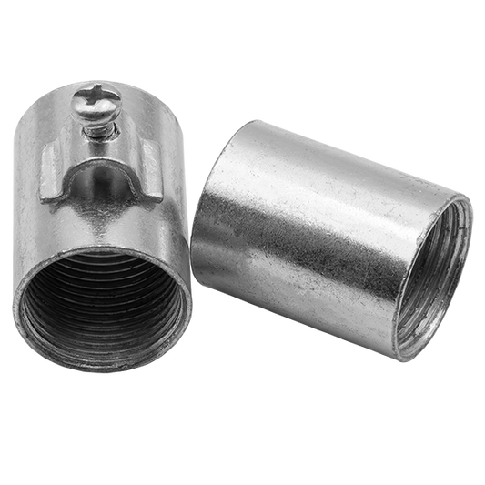 UNCRIMP 20MM BZP EARTH COUPLERS (PK100) - Couplers UNCRIMP 20MM BZP EARTH COUPLERS (PK100) Couplers