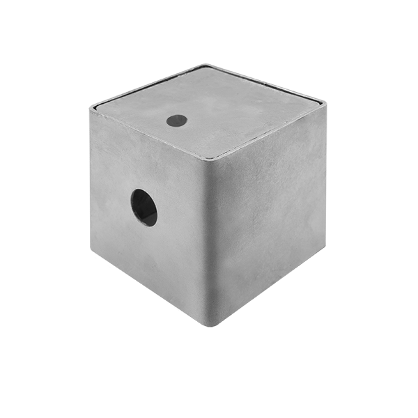 UNCRIMP 100MM X 100MM X 90MM GALVANISED EARTHING BOX - Box UNCRIMP 100MM X 100MM X 90MM GALVANISED EARTHING BOX Box