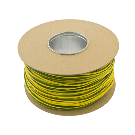 UNCRIMP 100M x 4MM EARTH SLEEVING - Green & Yellow UNCRIMP 100M x 4MM EARTH SLEEVING Green & Yellow