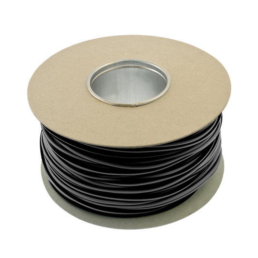 UNCRIMP 100M X SLEEVING 4MM BLACK - Black UNCRIMP 100M X SLEEVING 4MM BLACK Black