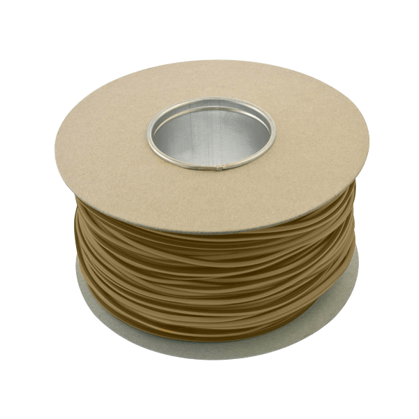 UNCRIMP 100M X SLEEVING 4MM BROWN - Brown UNCRIMP 100M X SLEEVING 4MM BROWN Brown