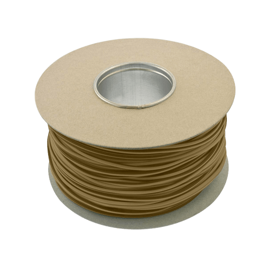 UNCRIMP 100M X SLEEVING 4MM BROWN - Brown UNCRIMP 100M X SLEEVING 4MM BROWN Brown