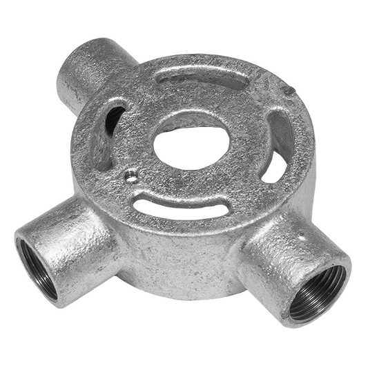 UNCRIMP 20MM 3W GALV EXTENSION TEE (PK10) - Extension Terminals UNCRIMP 20MM 3W GALV EXTENSION TEE (PK10) Extension Terminals