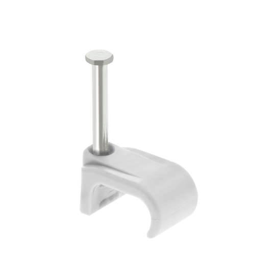 UNCRIMP 4-6MM T&E CABLE CLIPS WHITE (PK100) - Flat UNCRIMP 4-6MM T&E CABLE CLIPS WHITE (PK100) Flat