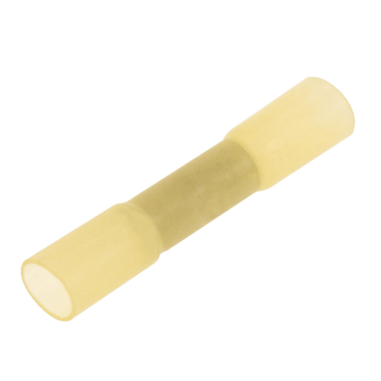 UNCRIMP YELLOW HEAT SHRINK BUTT CONNECTOR(PK100) - Yellow UNCRIMP YELLOW HEAT SHRINK BUTT CONNECTOR(PK100) Yellow
