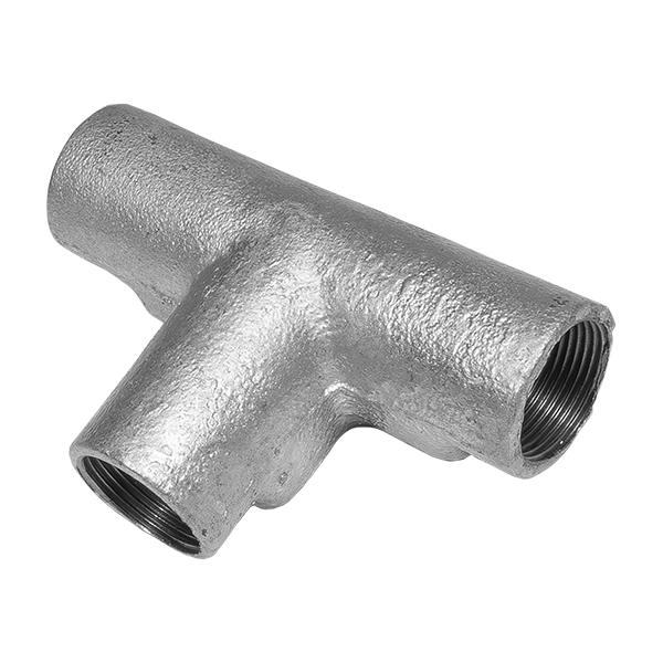 UNCRIMP 25MM GALV INSPECTION TEES (PK10) - UNCRIMP 25MM GALV INSPECTION TEES (PK10)